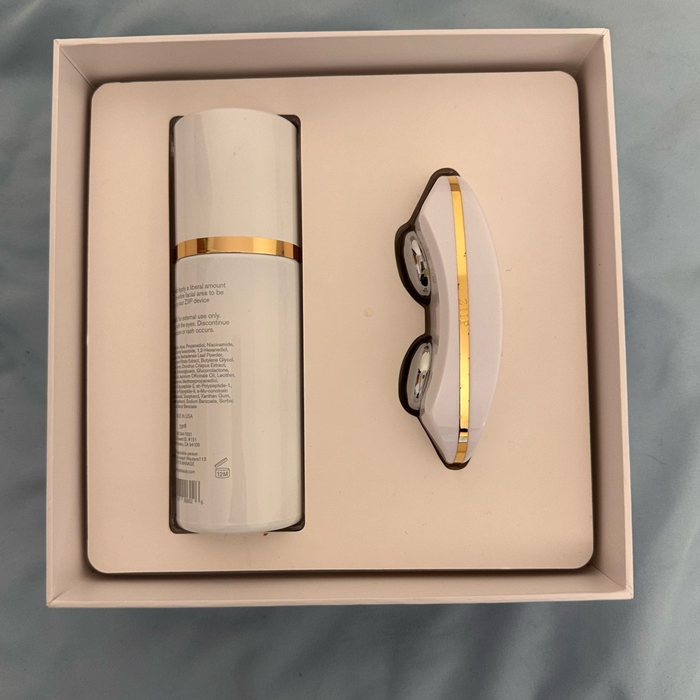ZIIP microcurrent facial toning device with golden gel - Picture 4 of 8